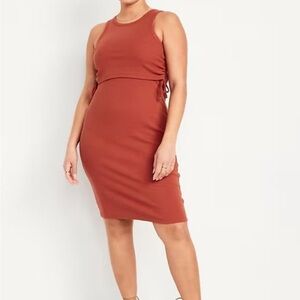 Old Navy Sleeveless Terracotta Midi Dress